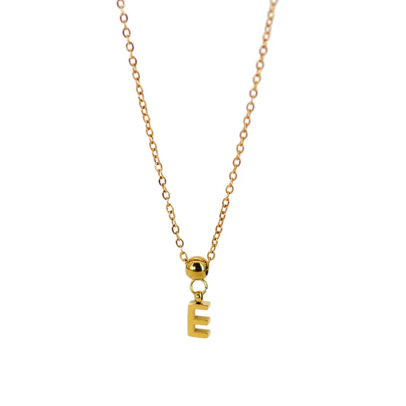 Letter Necklace (E)