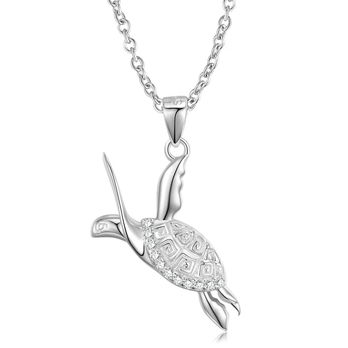 Women’s best-selling necklace-Casual Tortoise Sterling Silver Plating Pendant Necklace