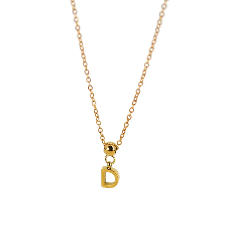 Letter Necklace (D)