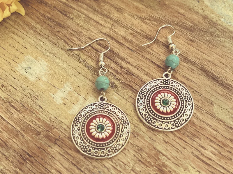 Women's classic earrings-Beautiful Boho Drop Earrings