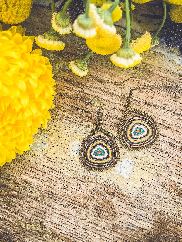 Women's stud earrings-Beautiful Boho Drop Earrings