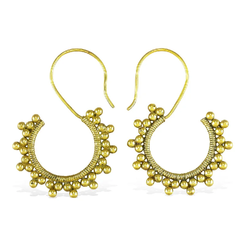 Women's statement earrings-<span>BRE-026<span>: </span></span>Beaded Tails