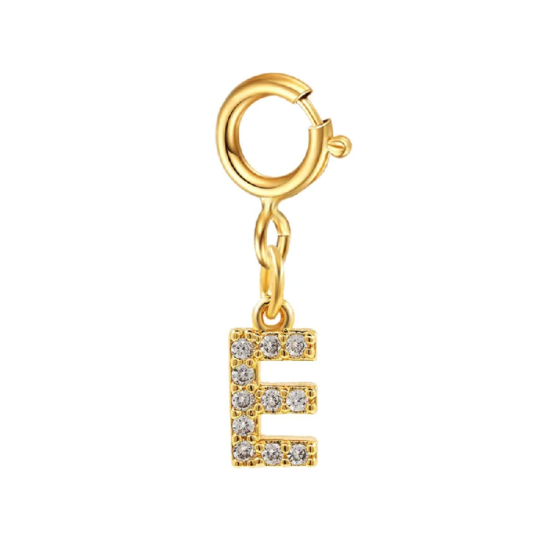 Spring Fastener Letter Pendant E