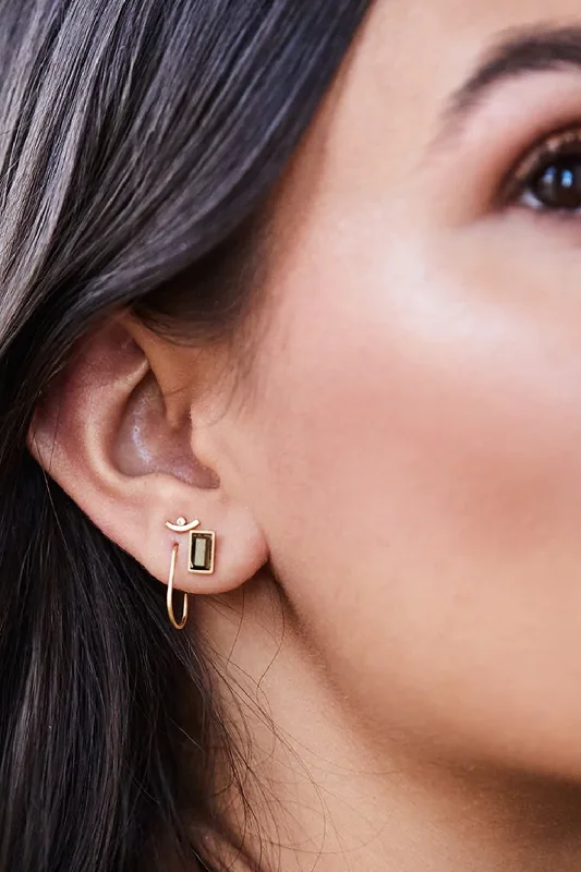 Women's vintage earrings-Courtney Stud Trio