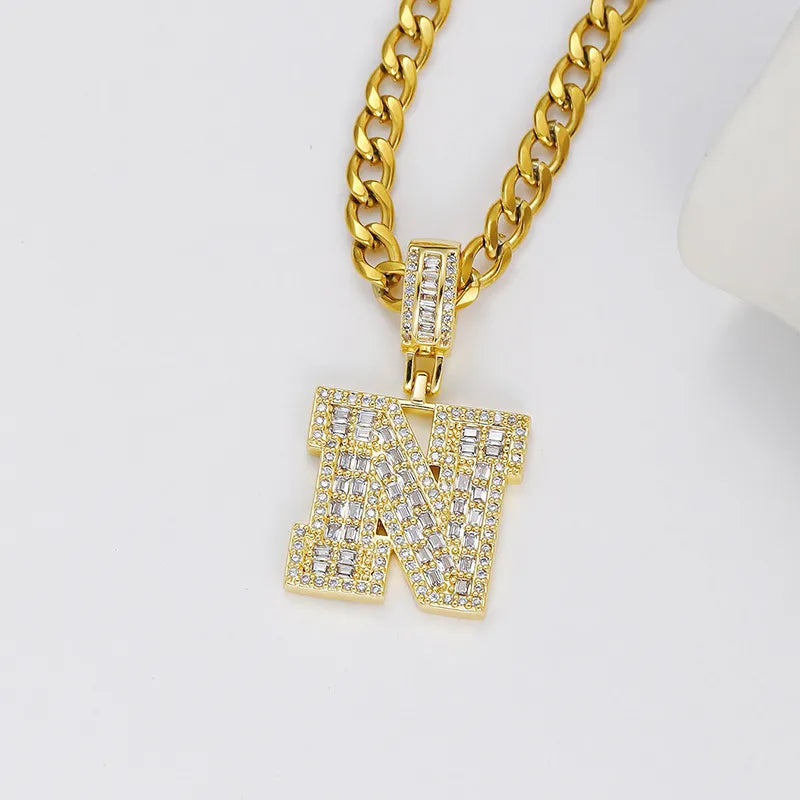 N (Pendant + Chain)