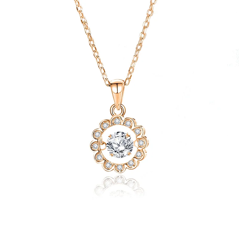 Zircon White Diamond Rose Gold