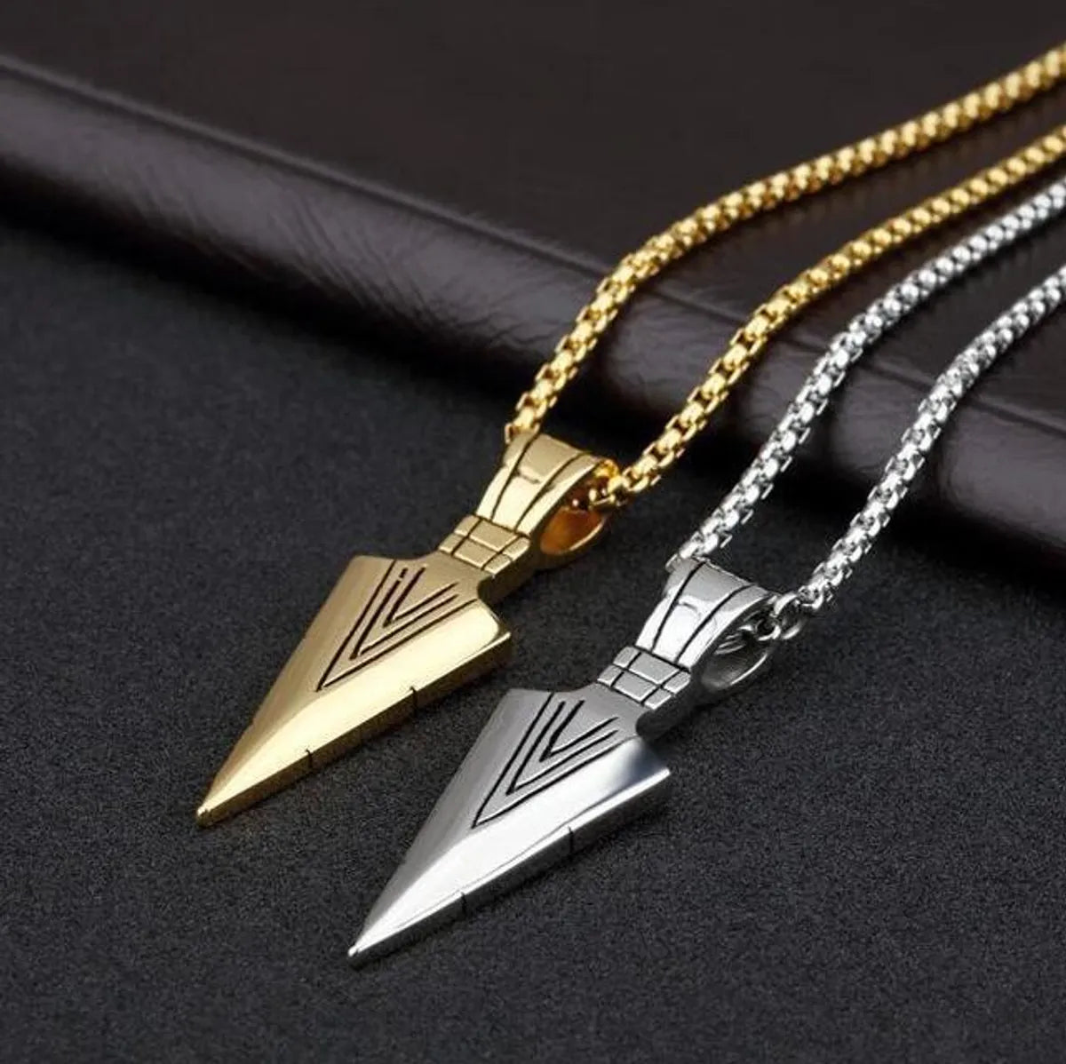 Women’s zodiac necklace-Retro Geometric Alloy Plating Necklace