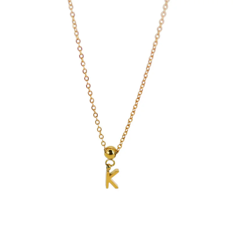 Letter Necklace (K)