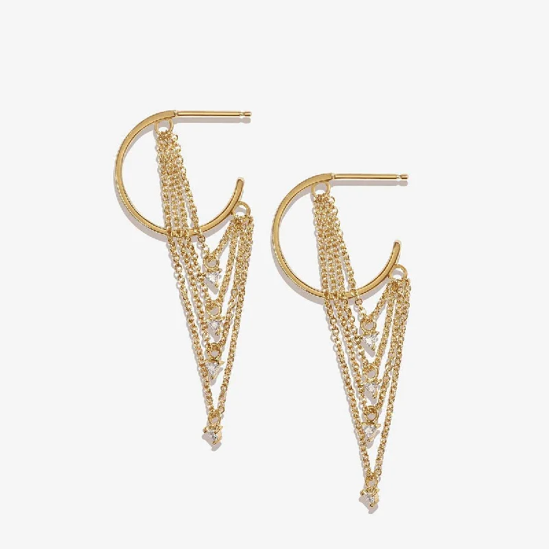 Women's trendy earrings-Nix chain earrings