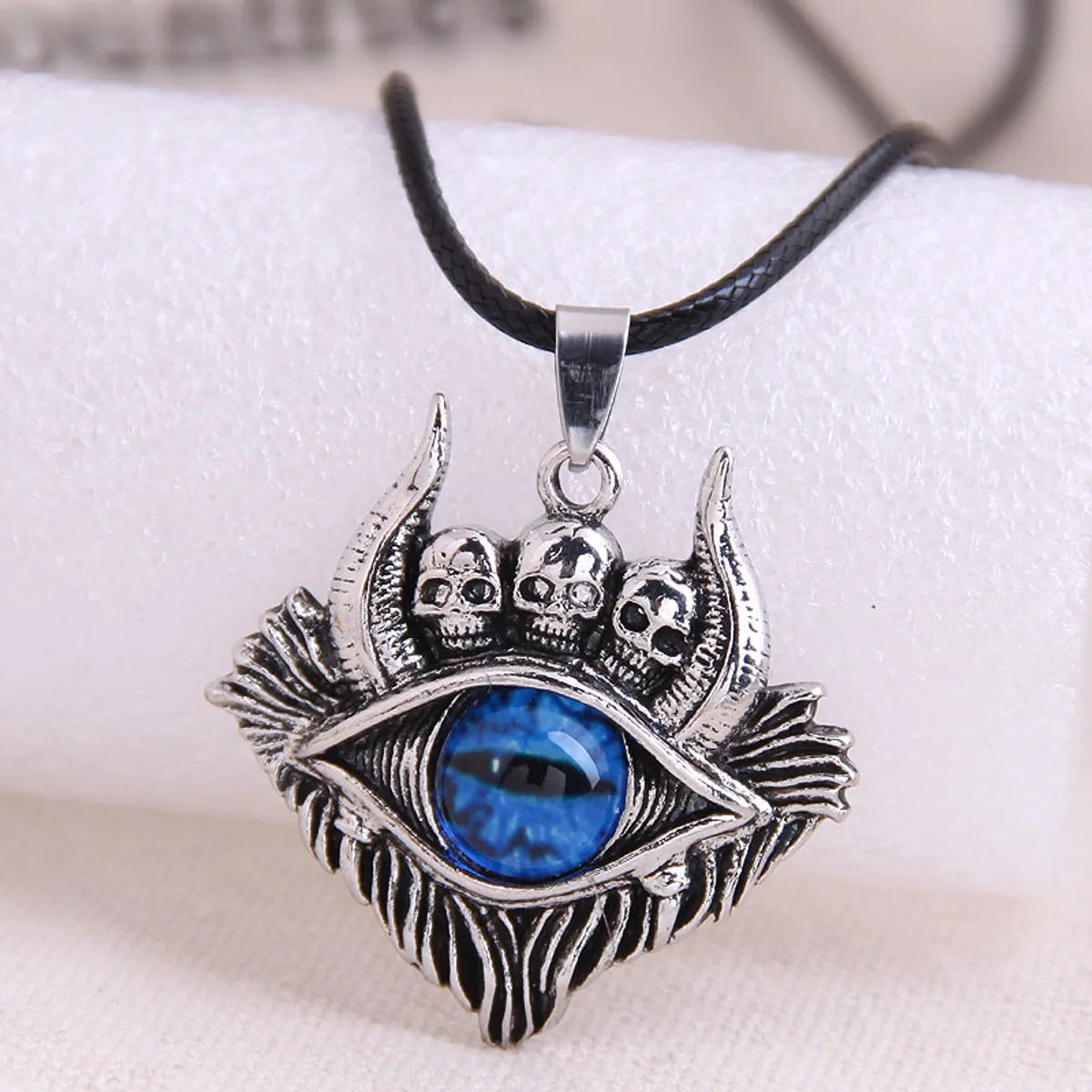 Women’s infinity necklace-Fashion Retro Skull Demon Eye Trend Men'S Domineering Retro Exaggerated Necklace Wholesale Nihaojewelry