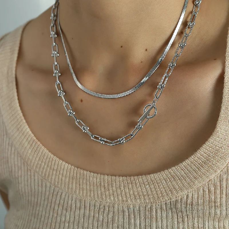 XL30-1 Necklace Steel Color