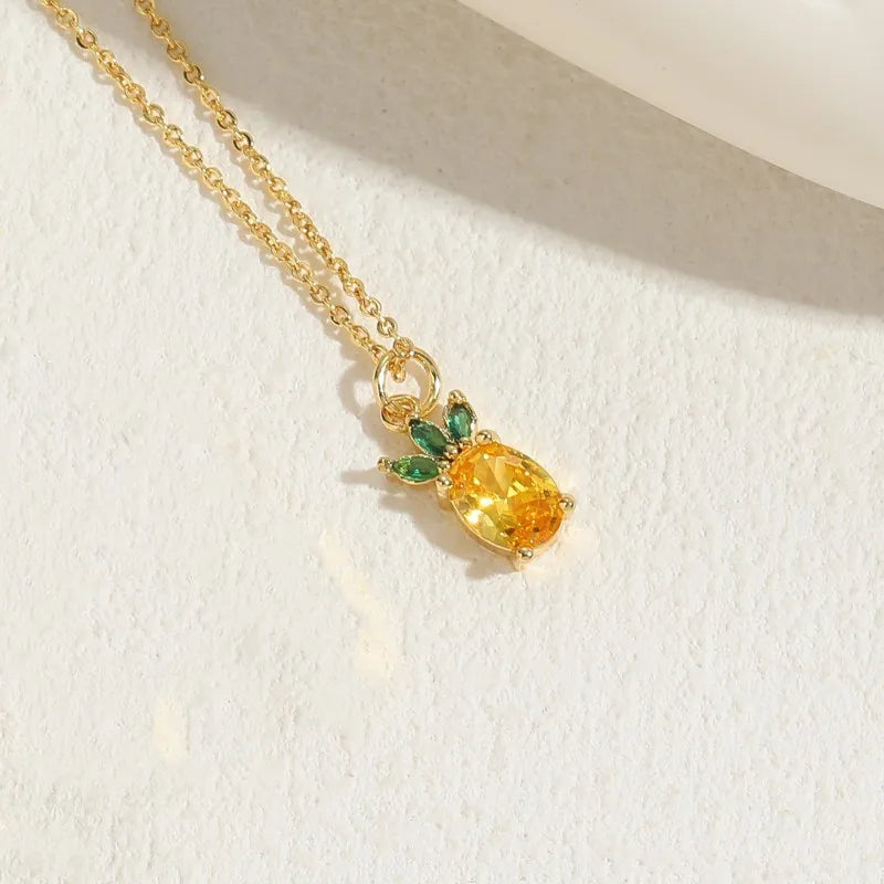 Yellow Zircon Pineapple