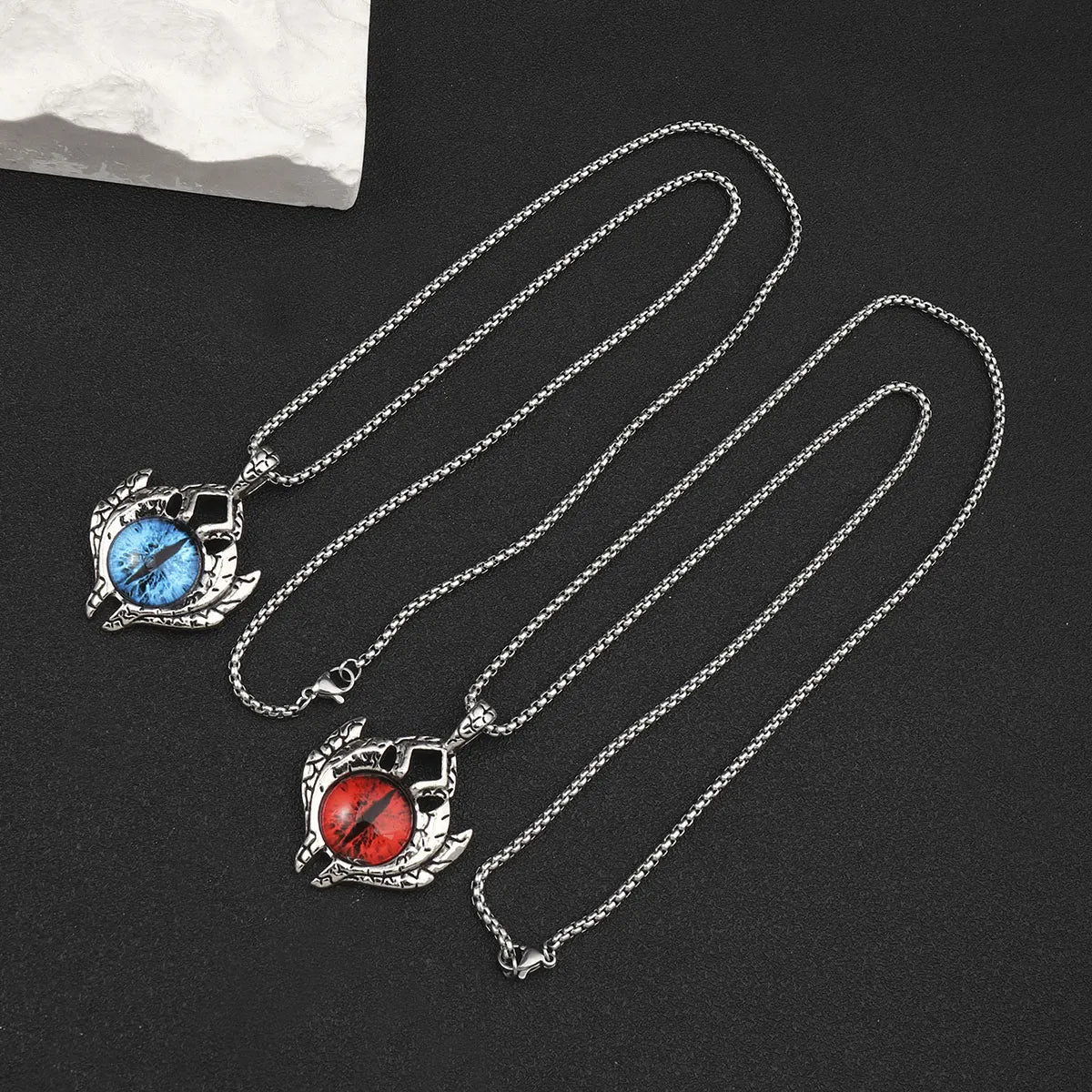 Women’s chic necklace-Hip-Hop Devil'S Eye Zinc Alloy Plating Men'S Pendant Necklace