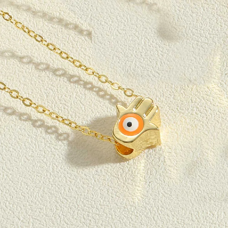 Orange Drop Oil Pendant