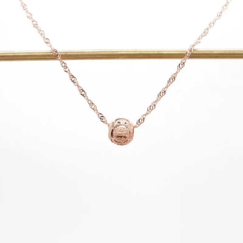 Rose Gold Plated Water Wave Chain