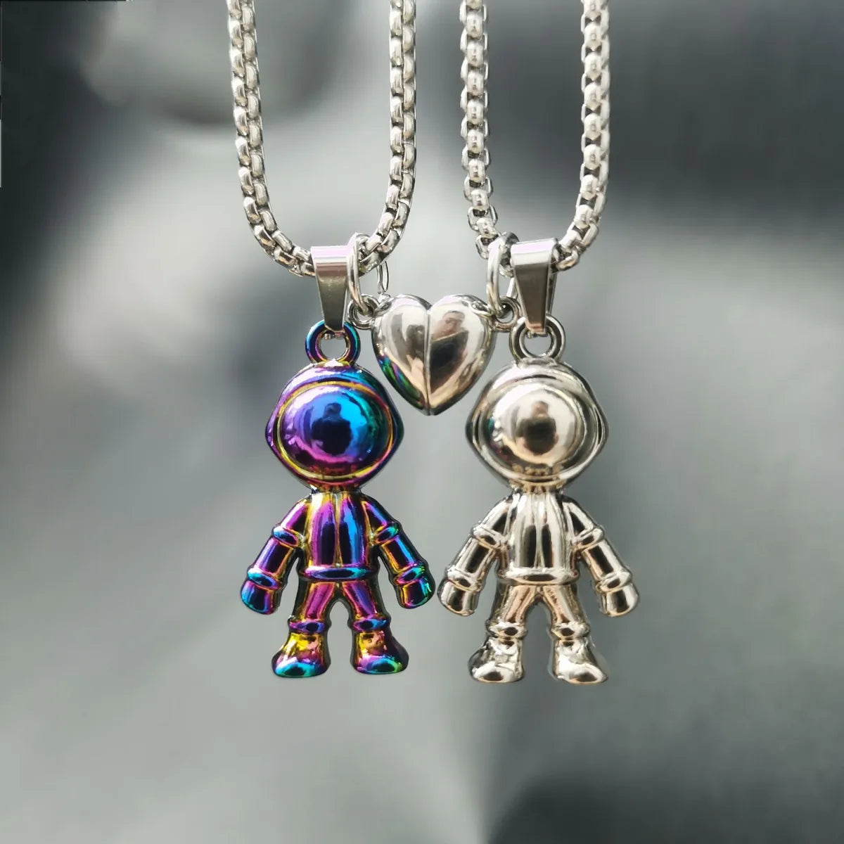 Women’s exclusive necklace-Streetwear Cartoon Character Alloy Plating Unisex Charms Pendant Necklace