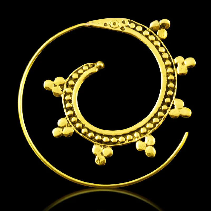 Women's trendy earrings-<span>BRE-306<span>: </span></span>Bindi Spirals