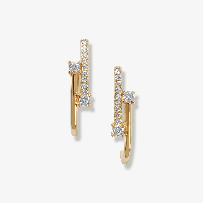 Women's bridal earrings-Juno earrings