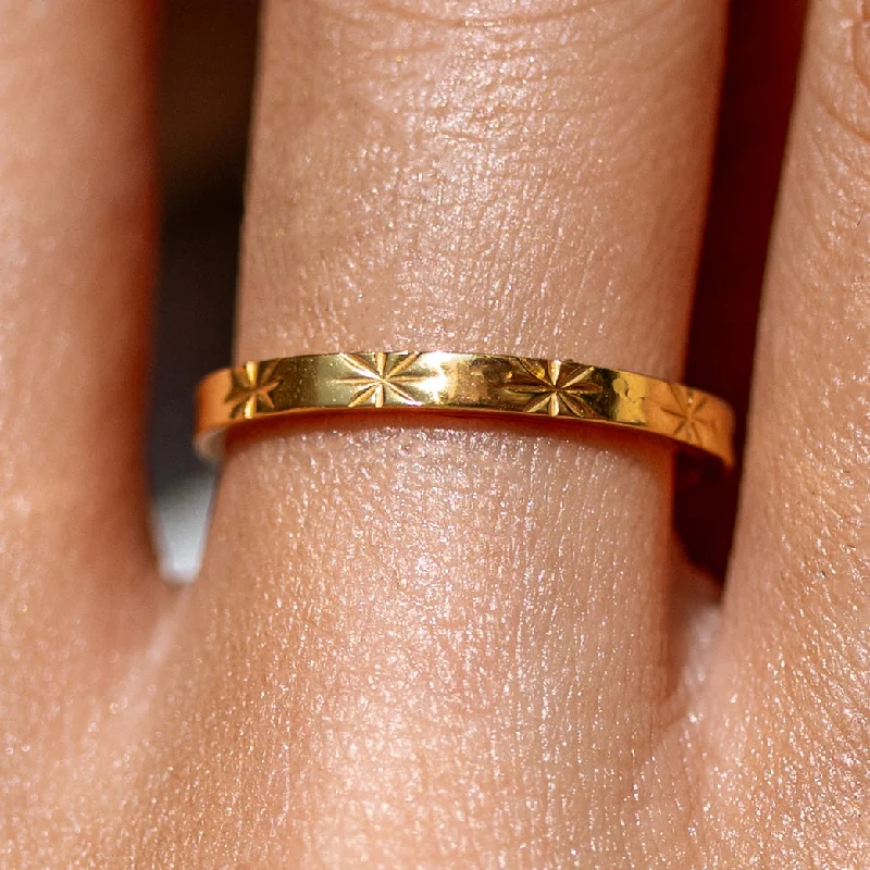 Women's rose gold ring-Mystic Ring