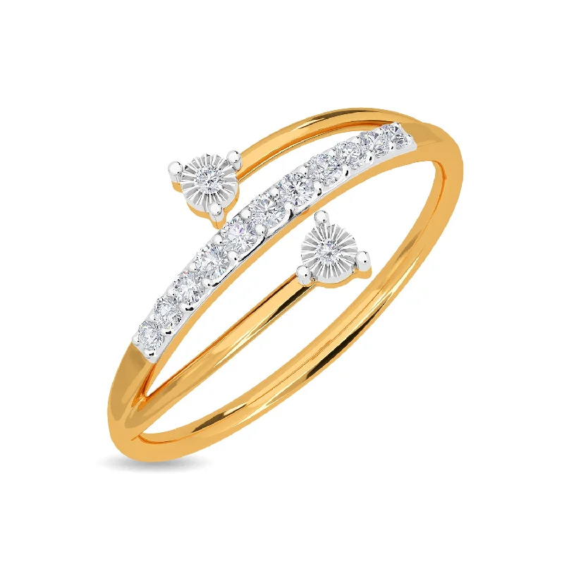 Women’s fashion diamond ring-Zaitra Ring