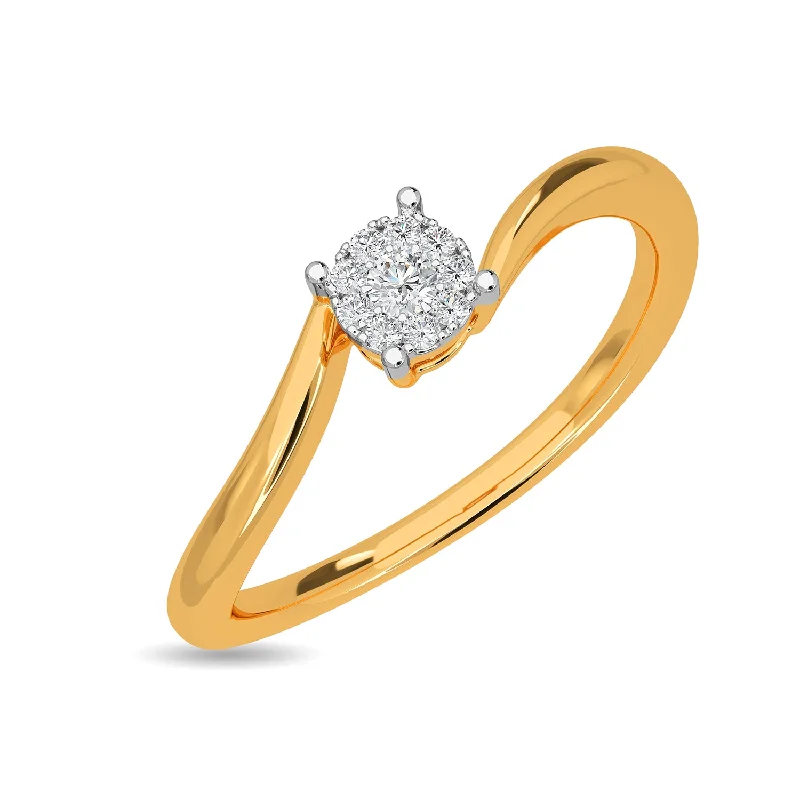 Women’s distinctive ring design-Glitzy Regal Ring