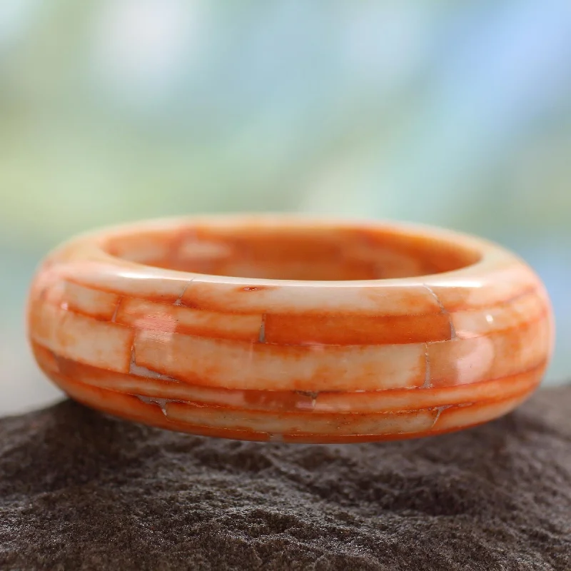 Women's designer bracelet-Delhi Sunrise Bangle Bracelet