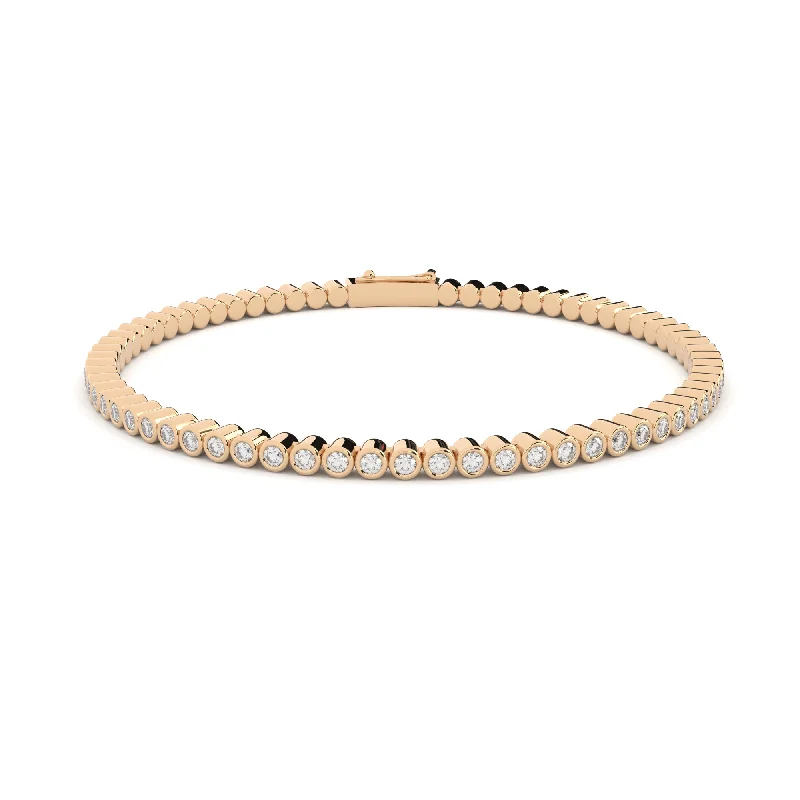 Women's designer cuff bracelet-SIMPLICITY TENNIS BRACELET