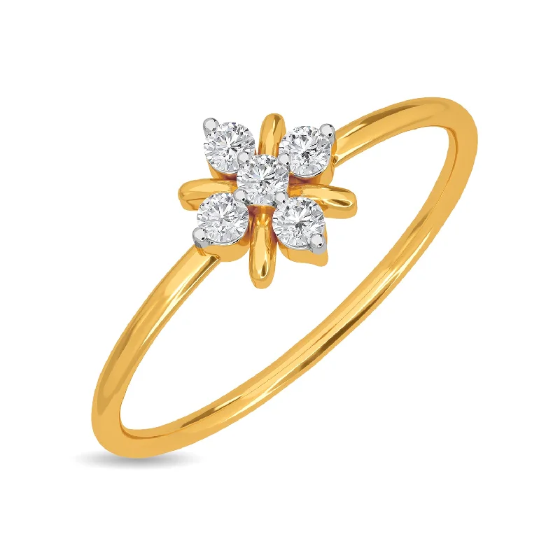 Women's crystal ring-Delaney Ring