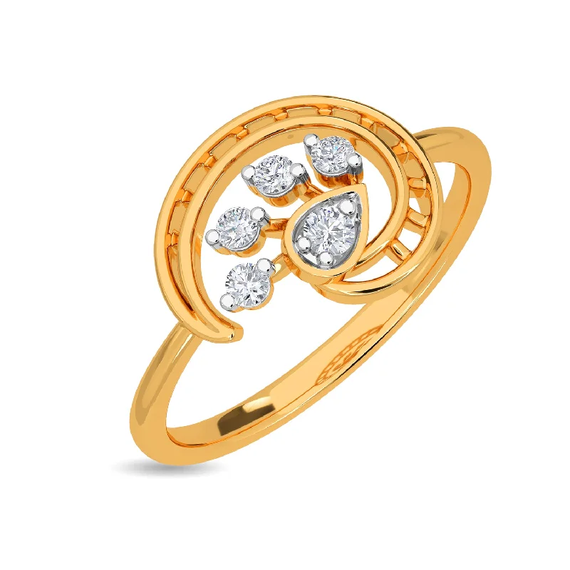 Women's gold ring-Nicolette Ring