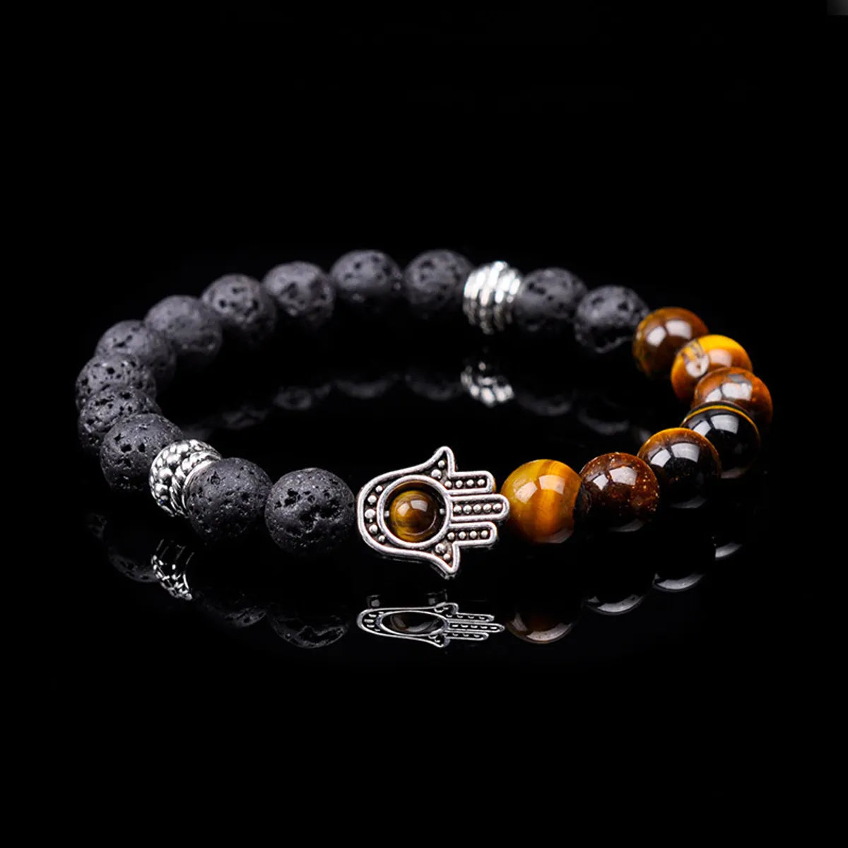 Yellow Tiger Eyes Bracelet