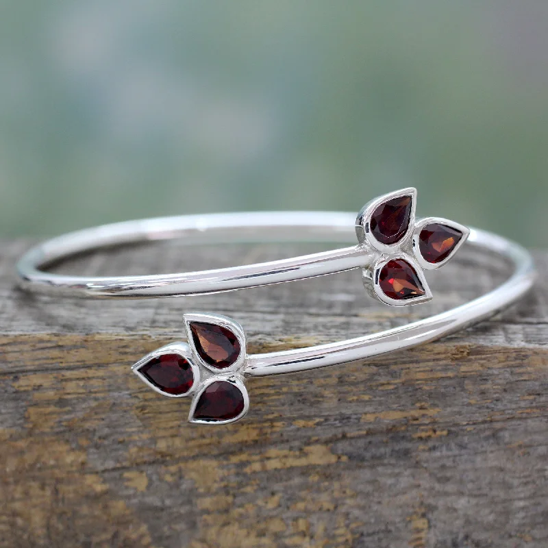 Women's delicate bracelet-Red Ivy Sterling Silver Bracelet