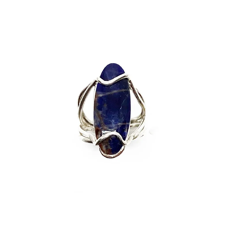 Women’s superior-quality rings-Sodalite Tradewinds Ring