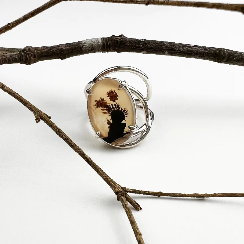 Women’s unique ring designs-Cactus in the Wind Ring