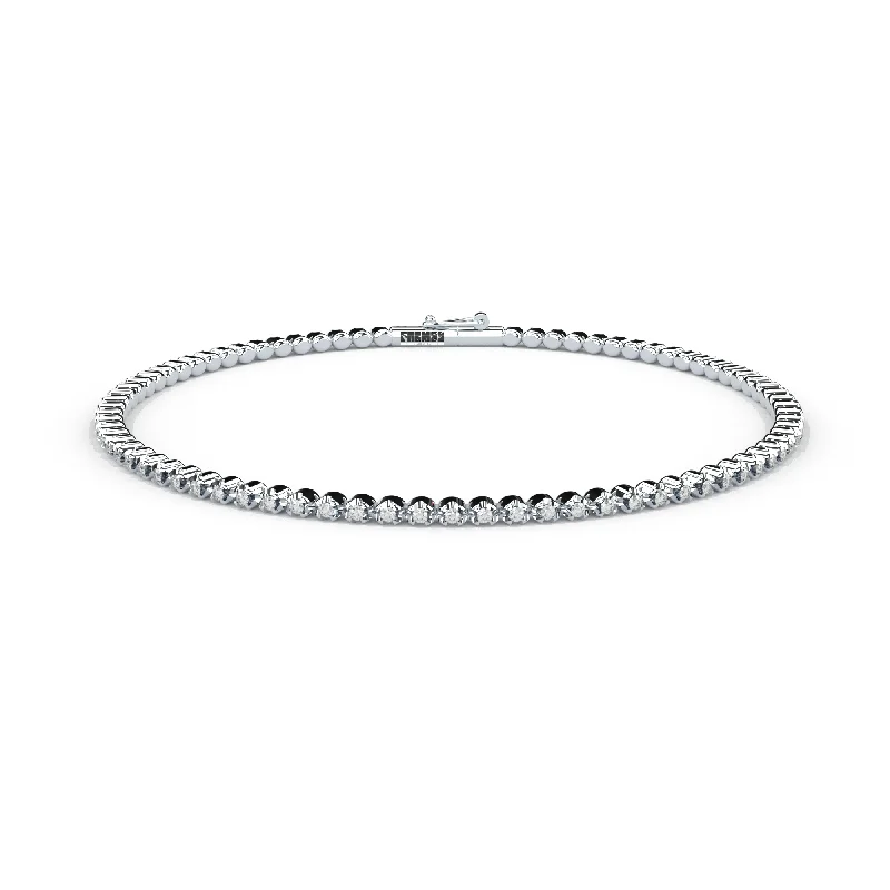 Women's braided bracelet-PETITE 1 MM SIMPLICITY BRACELET