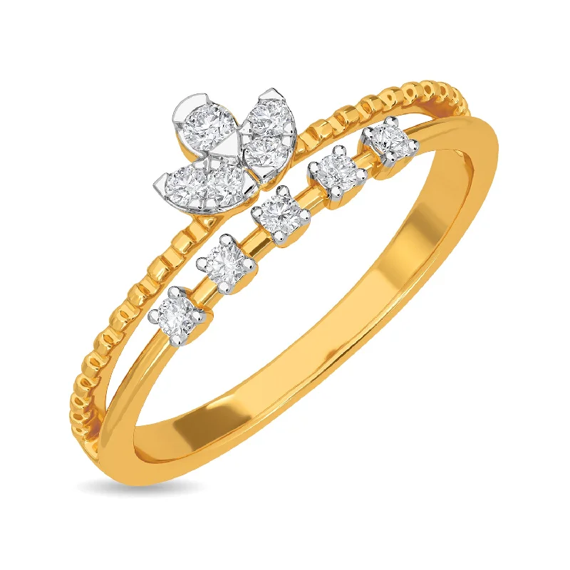 Women’s ring with gemstone options-Daniela Ring