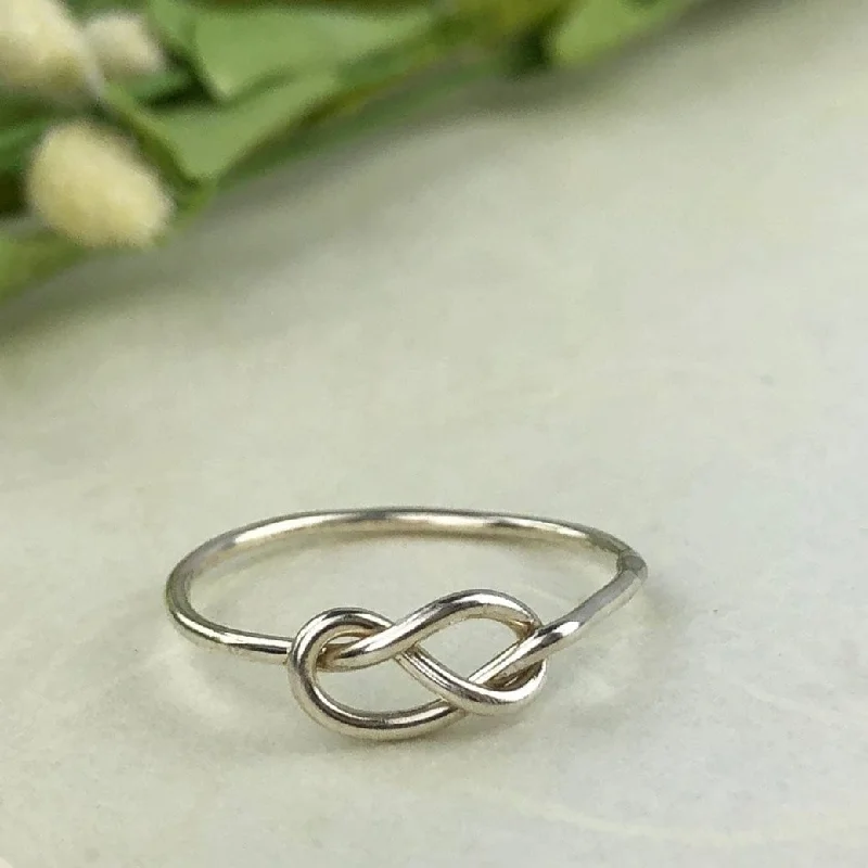 Women’s unique rings for every occasion-True Silver Knot Ring