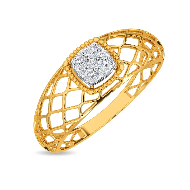 Women's crystal ring-Pegan Ring