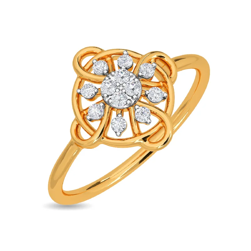 Women’s bridal ring set-Yasti Ring