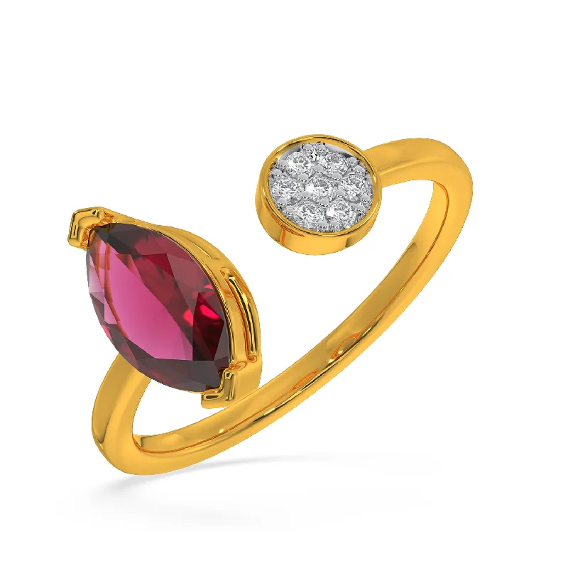 Women’s heart-shaped ring-Nance Ring