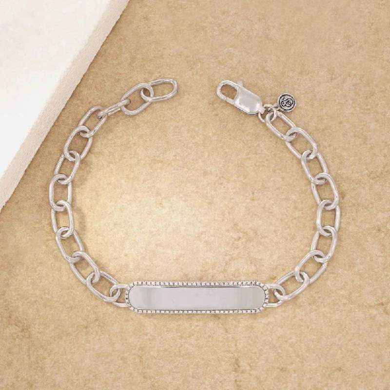 Women's statement bracelet-Sterling Silver & Alt. Metal Bracelet