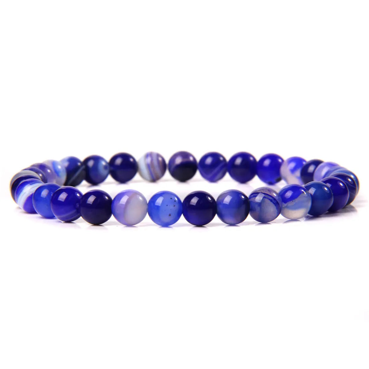 Deep Blue Stripes Agate