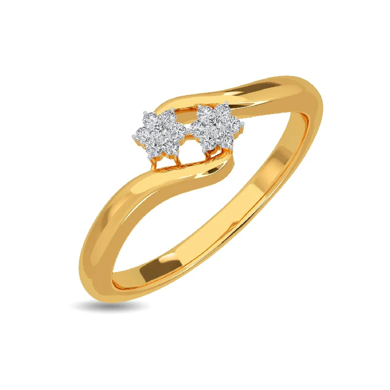 Women’s vintage style ring-Twin By Pass Ring