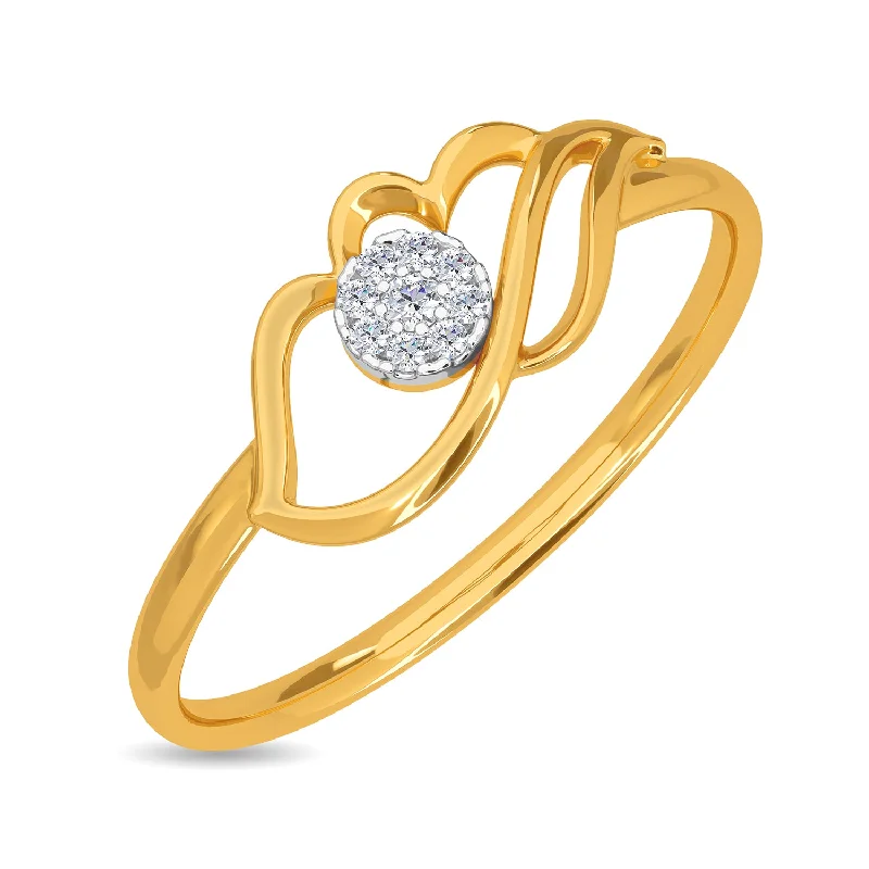 Women's dainty ring-Enhanced Curve Ring