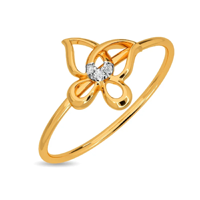 Birthday gift women’s ring-Wrap Butterfly Ring