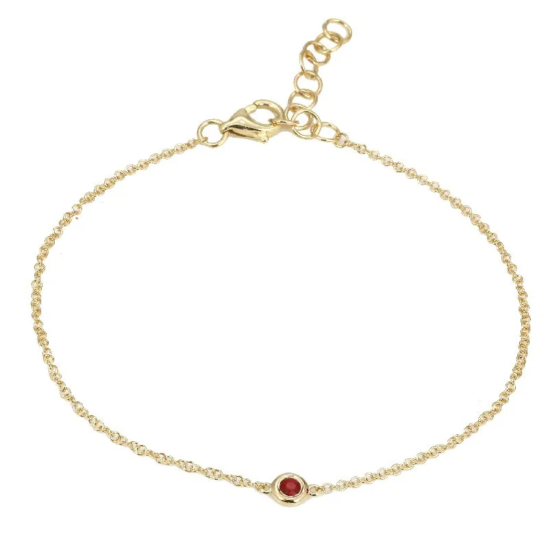 Yellow Gold Ruby