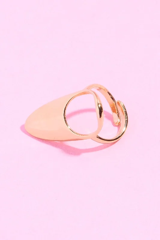 Women’s jewelry rings-Punk Cool Rock Nail Ring