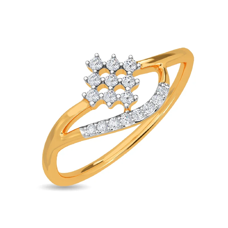 Women’s elegant rings-ELEGANTE SWIRL RING