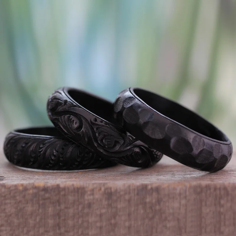 Women's textured bangle-Glorious Goa Bangle Bracelets