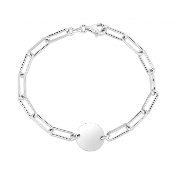 Women's stylish bangle-Sterling Silver & Alt. Metal Bracelet