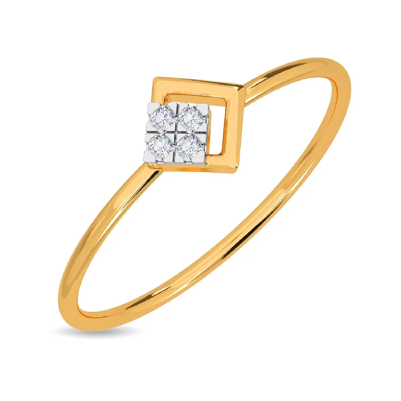 Women's natural stone ring-Primrose Ring